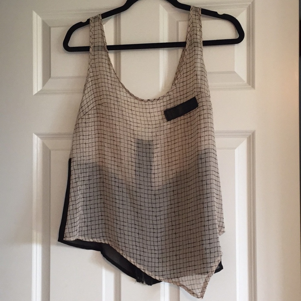 Asymmetric tank top